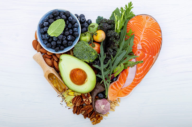 Balanced healthy ingredients of unsaturated fats for the heart and blood vessels.